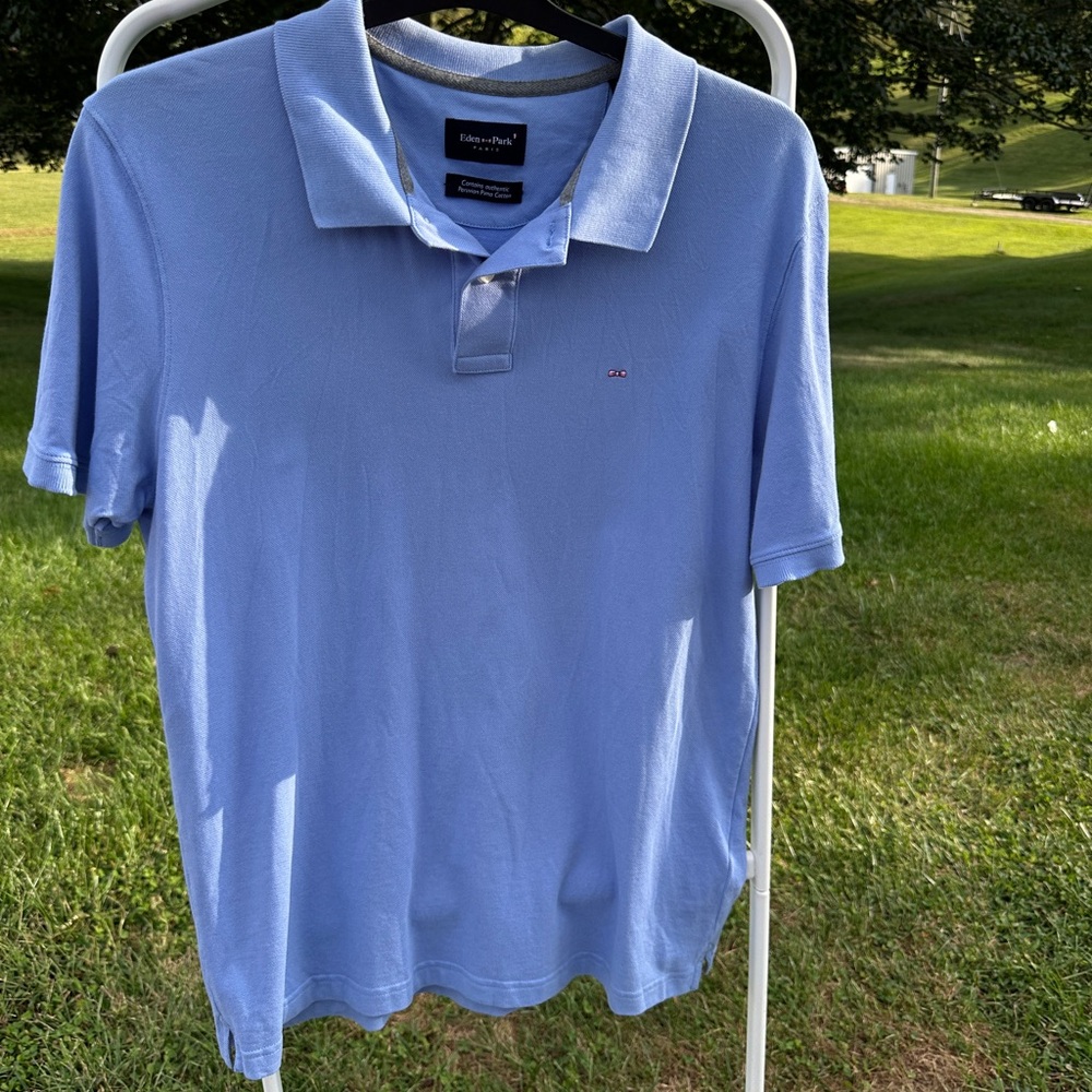 Eden Park Light Blue Men's Polo Shirt